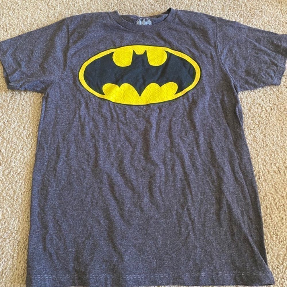 Boys Batman Textured Tshirt